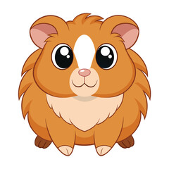 Adorable Guinea Pigs Cartoon Vector Clipart & Line Art Designs.