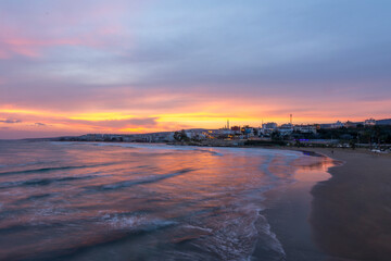 Maiden Castle at sunset in Turkey
