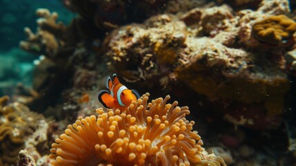 Clownfish in Coral Reef