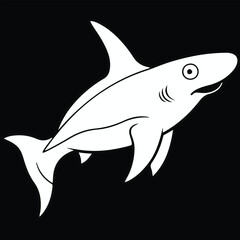 vector shark art free download 