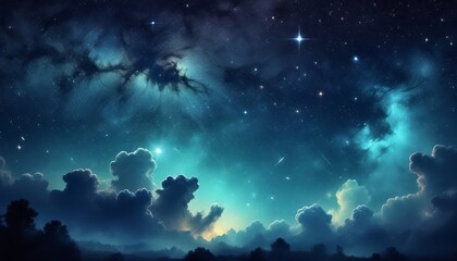 Fototapeta premium space landscape, concept wallpaper, abstract background