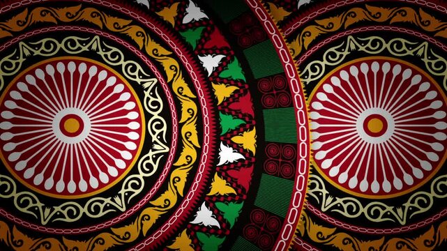 Kerawang Gayo Acehnese Looping animation for event background