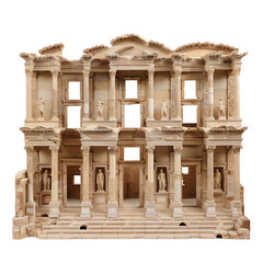 Naklejka premium ephesus transparent background