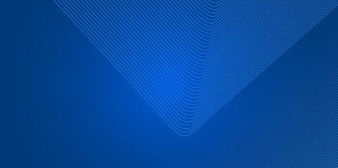 Abstract geometrical and blue with wavy line surface.