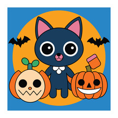 Halloween Background Vector Art Illustration