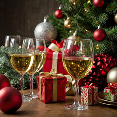 Christmas tree in the city