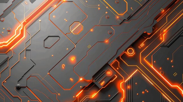 abstract structure circuit computer technology business background