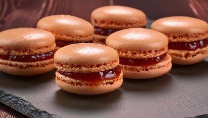 jam-flavored macaron
