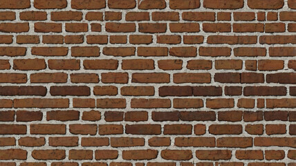 Obraz premium vertical red brick wall