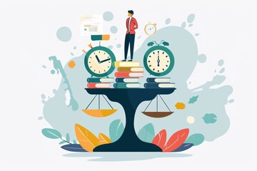 Balancing personal life and job, struggling with priorities.