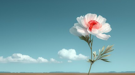 Digital art featuring cosmic landscapes, innovative technology, and colorful flowers to highlight the balance between space exploration, technological progress, and nature Illustration, Image, sci,