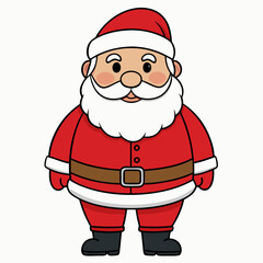 full santa claus white background