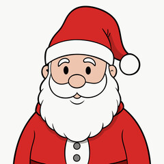 full santa claus white background