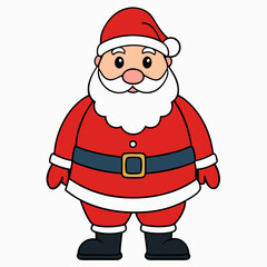 full santa claus white background