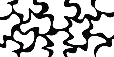 Modern liquid irregular blob shape. Black cube drops simple shapes vector. Liquid blob shapes pattern background. Graphic element curved background. Stone background. Organic pattern background