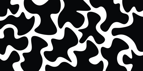Modern liquid irregular blob shape. Black cube drops simple shapes vector. Liquid blob shapes pattern background. Graphic element curved background. Stone background. Organic pattern background