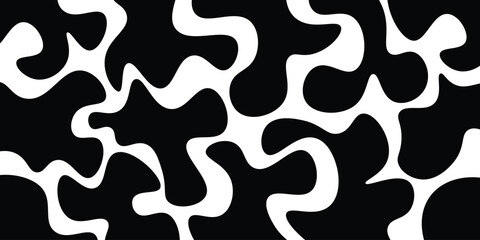 Modern liquid irregular blob shape. Black cube drops simple shapes vector. Liquid blob shapes pattern background. Graphic element curved background. Stone background. Organic pattern background