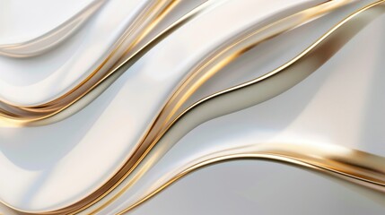 Obraz premium Clean white background with subtle gold lines
