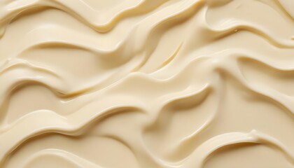 Obraz premium Milky white chocolate cream closeup texture