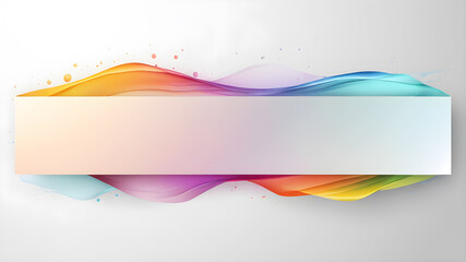 Obraz premium Artifical Intelligence generated Abstract abstract banner design template elements. Modern Brochure Design .