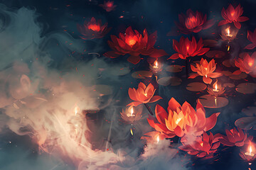 Abstract Happy Diwali colorful religious background