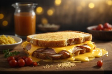 Peameal Bacon: Back bacon coated in cornmeal, often served in a sandwich or as part of a traditional Canadian breakfast.


