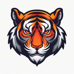 Obraz premium Tiger mascot sport logo design, tiger head