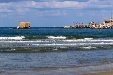 Akko Israel 05/26/1924. An ancient port city on the shores of the Mediterranean Sea in northern...