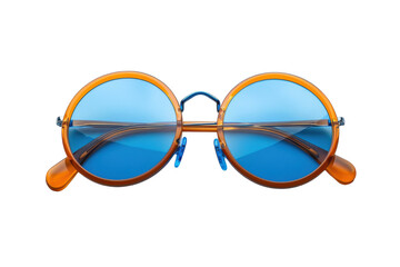Fototapeta premium Elegant Oversized Round Sunglasses Isolated on Transparent Background