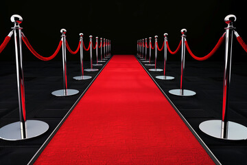 Luxury and Glamour. Red Carpet. Elegance