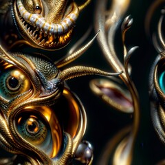 Fototapeta premium background with gold, Seamless Texture 