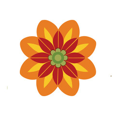 Flower vector illustration decorative natural design elements