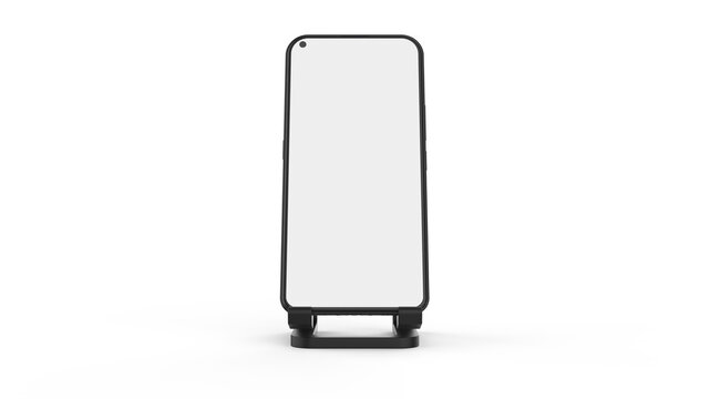 Smartphone mockup app transparent background
