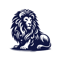 vector illustration of lion