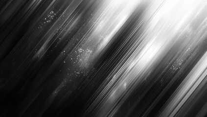 Abstract Black and White Lines with Grunge