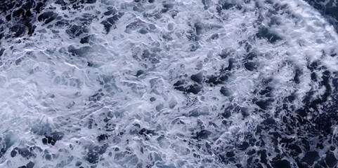 Wake wave background.