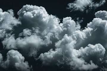 Fototapeta premium Atmospheric Cloud Overlays: Detailed Realistic Set