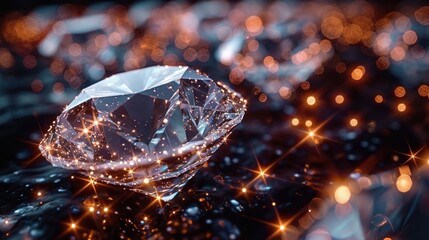 Fototapeta premium Diamond Sparkle