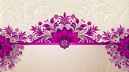 Luxury wedding frame floral flowers and leaves invitation card background