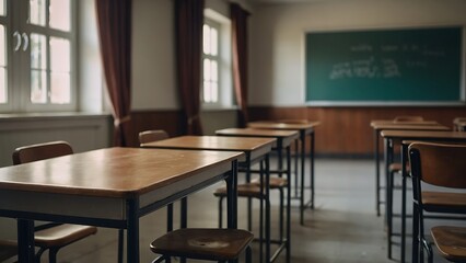 A School Bag In class room, Back to school