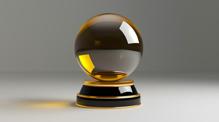 crystal ball on the table