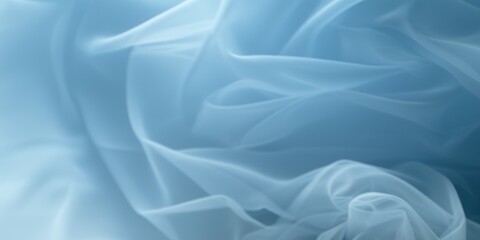 Obraz premium pale blue fabric draped in good light. space for text, advertising
