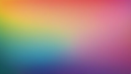 Obraz premium Color gradient background, pink yellow green blue purple grain gradation texture