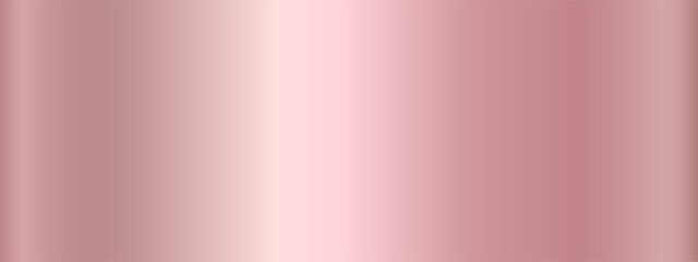 Metallic polished glossy abstract background with a copy of the spatial one. The texture of a smooth metal surface. The gradient is pink. Vector illustration.