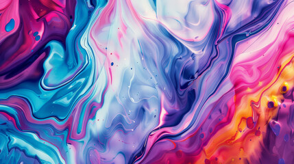 Fototapeta premium Fluid Grunge Abstract Art. Generative AI