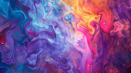 Fluid Grunge Abstract Art. Generative AI