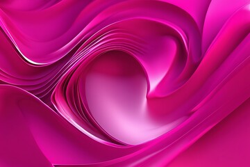 Magenta Colors wave abstract 3D background 
