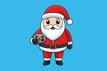 Santa Claus Vector Illustration Cartoon, Clipart and Line Art Design. Santa Claus vector in cartoon, clipart, and line art styles for festive designs.