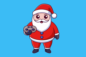 Santa Claus Vector Illustration Cartoon, Clipart and Line Art Design. Santa Claus vector in cartoon, clipart, and line art styles for festive designs.