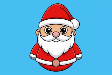 Santa Claus Vector Illustration Cartoon, Clipart and Line Art Design. Santa Claus vector in cartoon, clipart, and line art styles for festive designs.